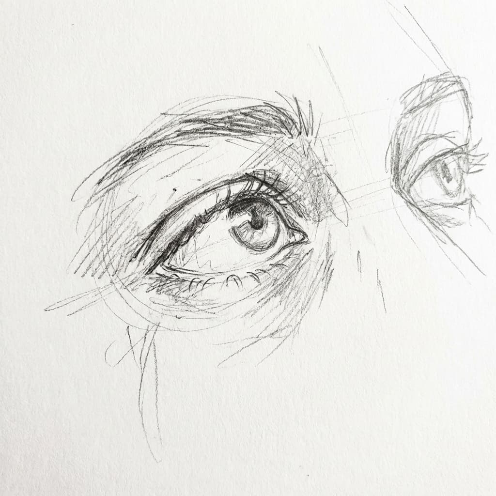 Sketch of an eye
