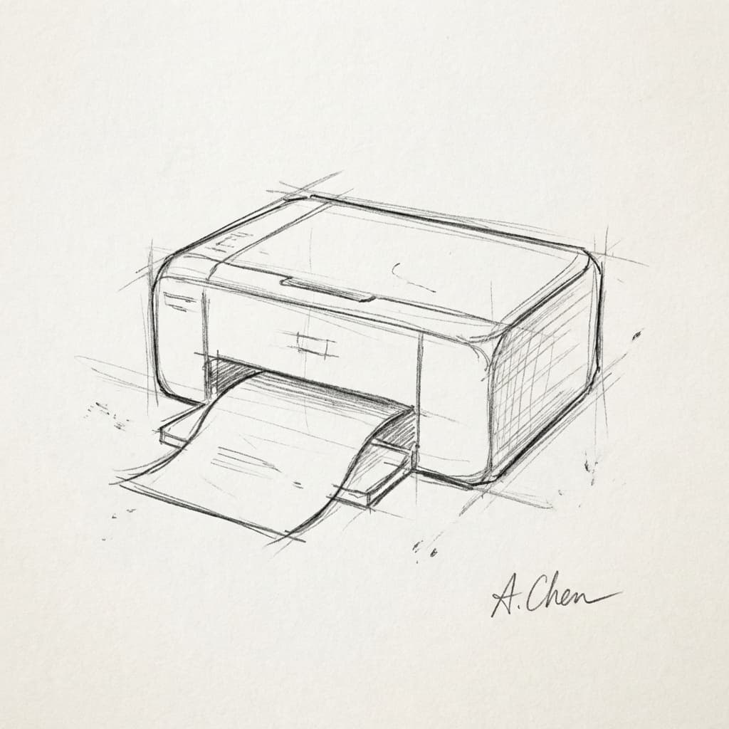 Sketch of a printer